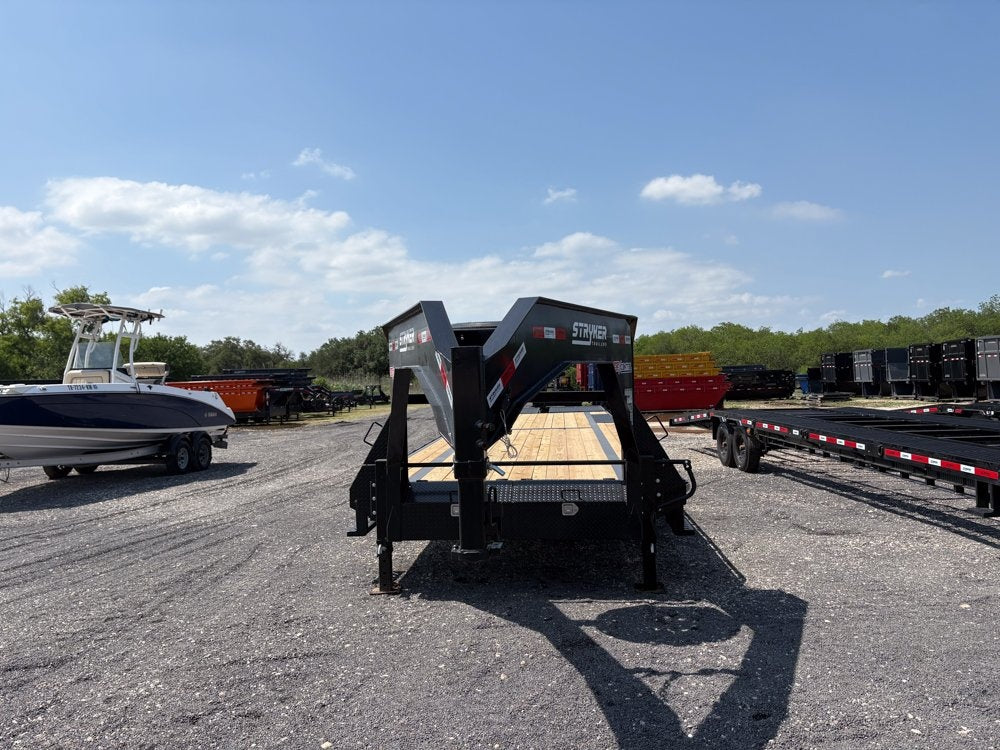 35' Stryker Gooseneck (2) 8K Axles Mega Ramps 14 ply Tires - Hotshot Non-CDL/DO 8K MR - Stryker Dealership Group