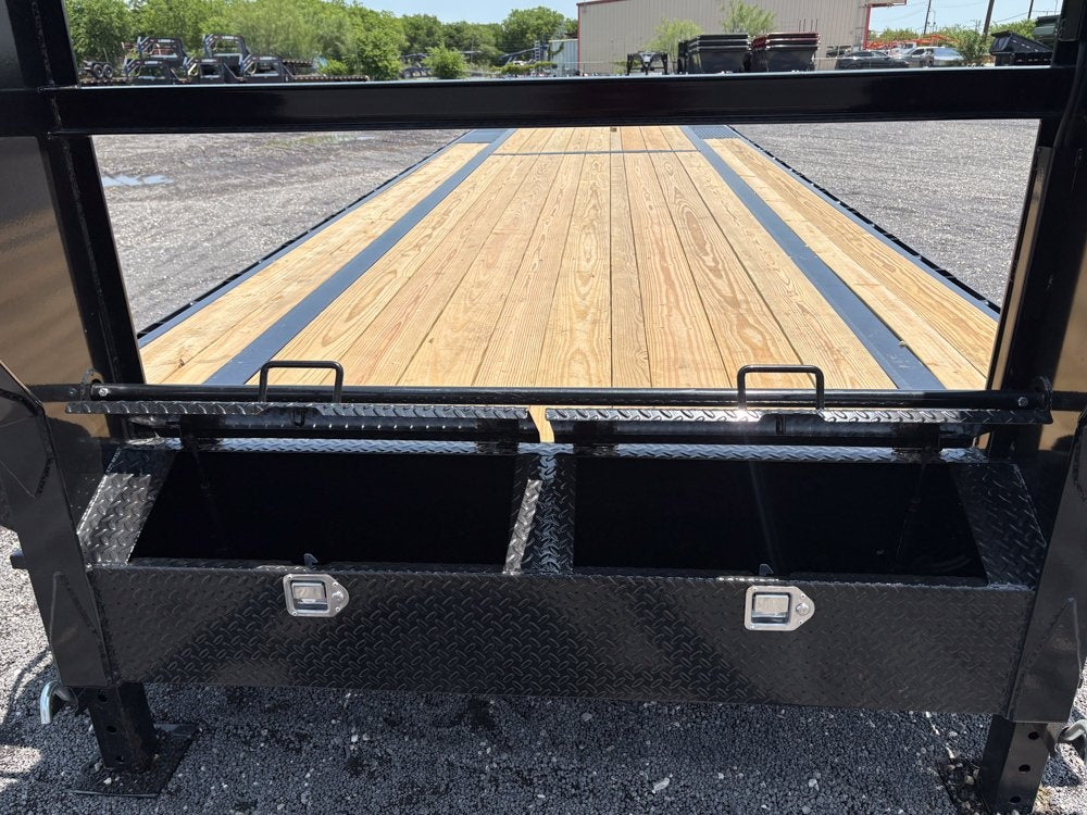 35' Stryker Gooseneck (2) 8K Axles Mega Ramps 14 ply Tires - 8K MR/Deckover Trailers - Stryker Dealership Group