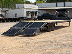 36' Horizon FTZ Gooseneck Hotshot Non - CDL Deckover Trailer Mega Ramps - (2) 7k Axles 16234 - Stryker Dealership Group