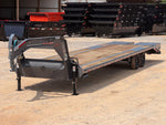 36' Horizon FTZ Gooseneck Hotshot Non - CDL Deckover Trailer Mega Ramps - (2) 7k Axles 16234 - Stryker Dealership Group