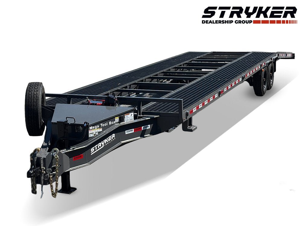 36' Stryker Bumper Pull Mesh Deck Multi Car Hauler - (2) 8k Axles 004032 - Stryker Dealership Group