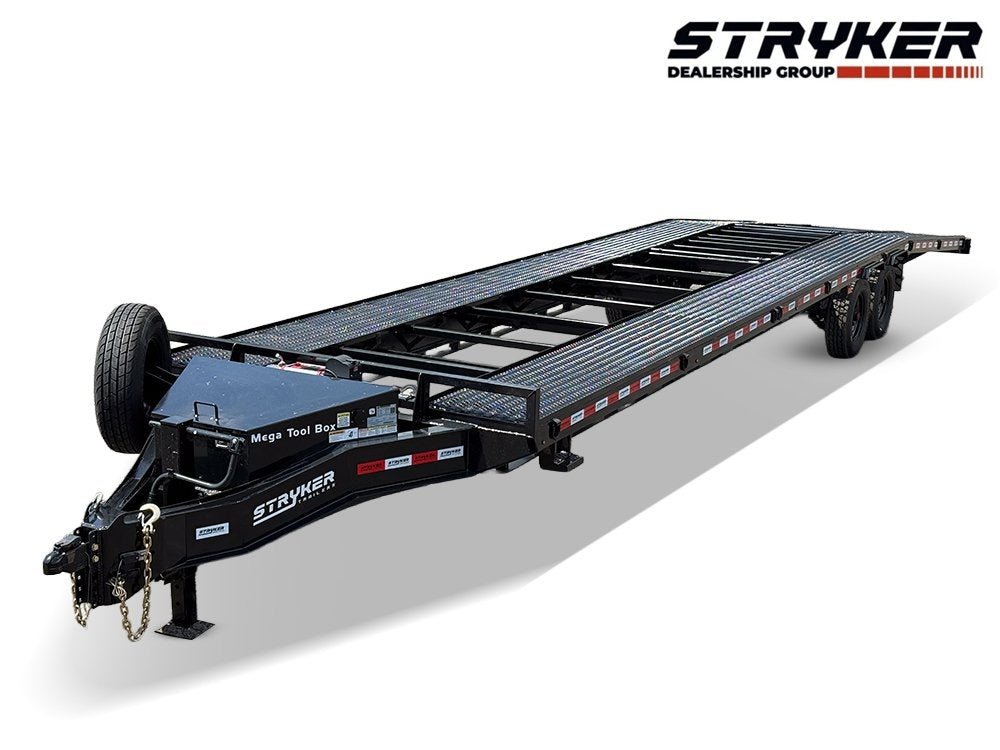 36' Stryker Bumper Pull Mesh Deck Multi Car Hauler - (2) 8k Axles 004169 - Stryker Dealership Group