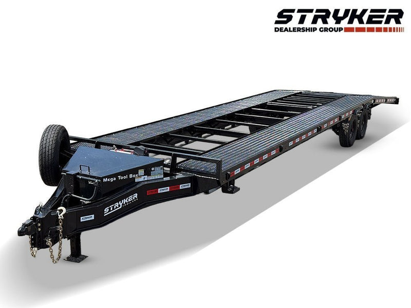 36' Stryker Bumper Pull Mesh Deck Multi Car Hauler - (2) 8k Axles 004563 - Stryker Dealership Group
