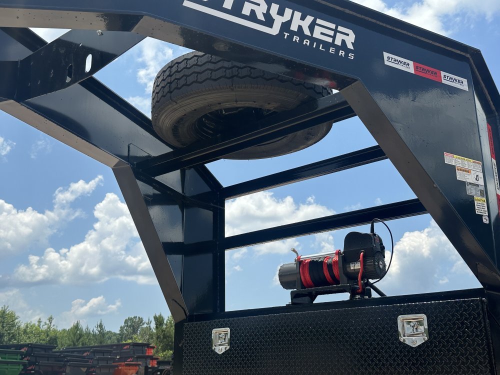 36' Stryker Gooseneck Mesh Deck Multi Car Haulers (2) 8k Axles - 12k GVWR Derated 873 - Stryker Dealership Group