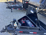 14' x 83" Iron Bull DTB Bumper Pull Dump Trailer 24" Side Walls - (2) 7,000 lb Axles, Telescopic 108275