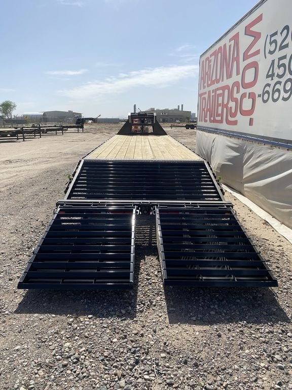 32' Tandem Dually Axle Gooseneck Equipment Hauler Trailer 356549
