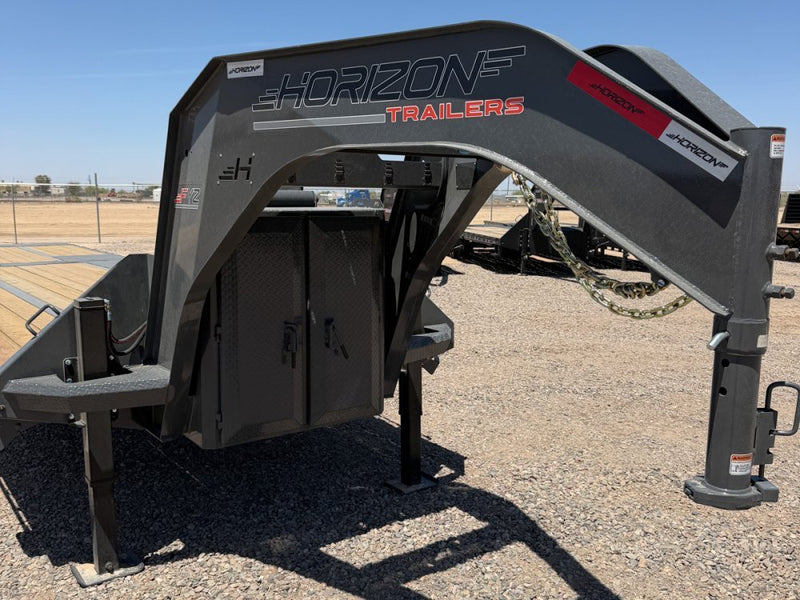 32' Horizon FYZ Gooseneck Hydraulic Dovetail Deckover Trailer - (2) 12K Axles 016586