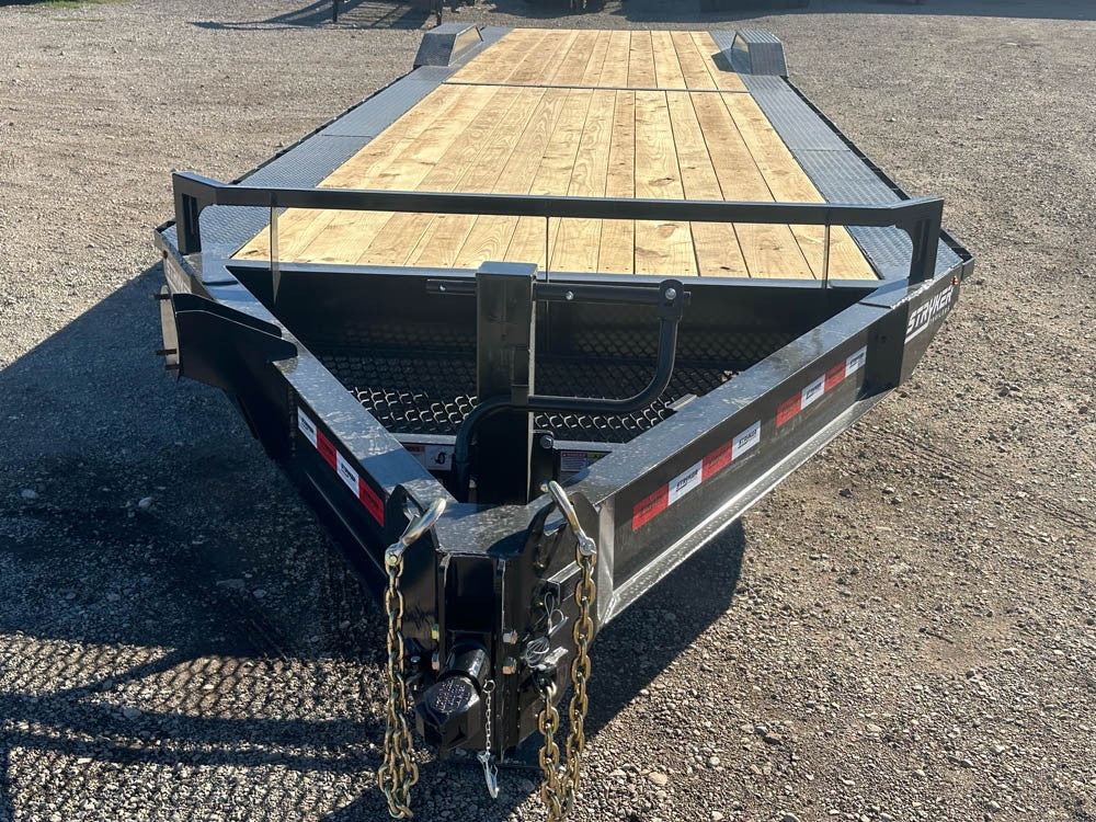 36' BP Equipment Trailer 2- 7k Axles, Drive Over Fenders, Slide In Ramps 001189 - Equipment Trailers - Stryker Dealership Group