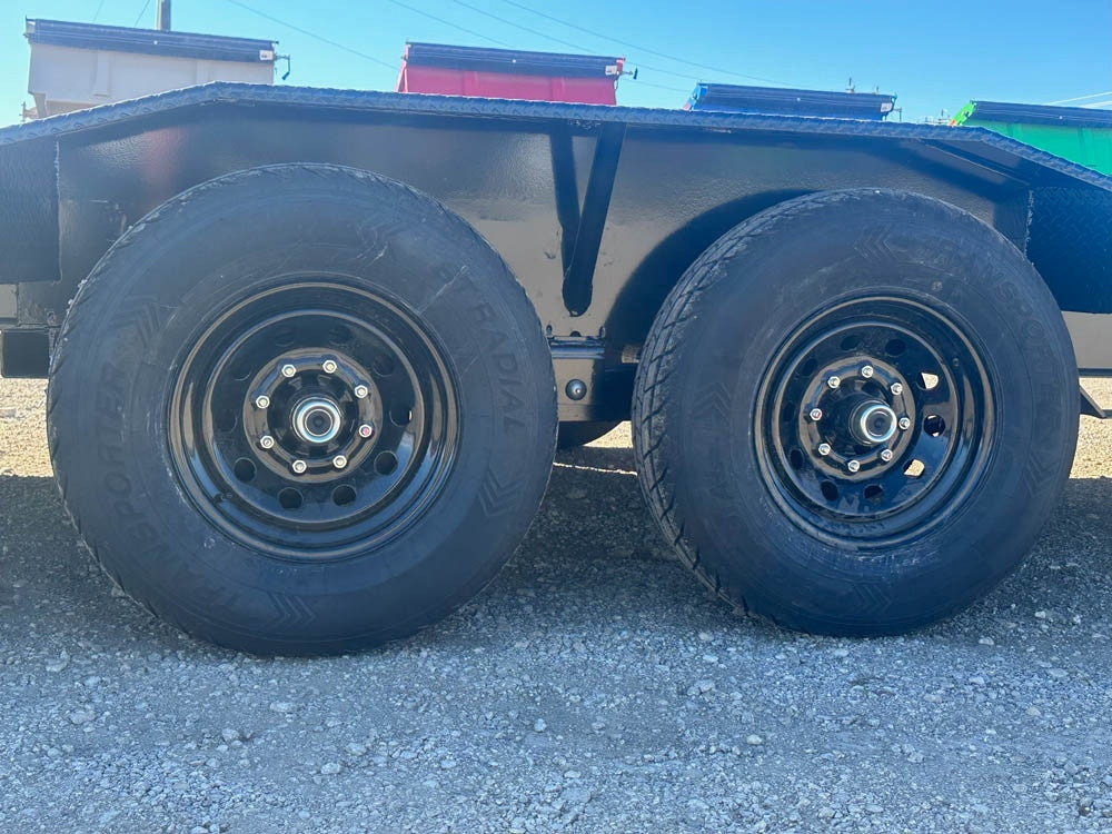 36' BP Equipment Trailer 2- 7k Axles, Drive Over Fenders, Slide In Ramps 001189 - Equipment Trailers - Stryker Dealership Group