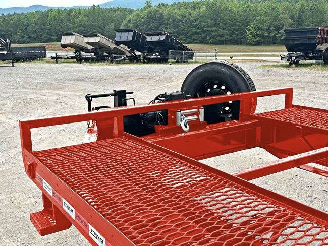 36 Bumper Pull Two Car Trailer 2 8k Axles 14 ply Tires Spare Stryker Dealership Group