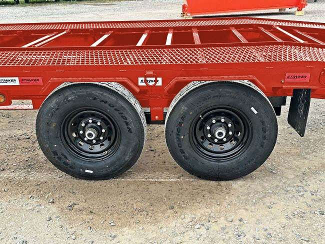 36' Bumper Pull Two Car Trailer (2) 8k Axles - 14 ply Tires & Spare - Winch 36MB-8K-RD - Ghost Truck & Van Haulers - Stryker Dealership Group