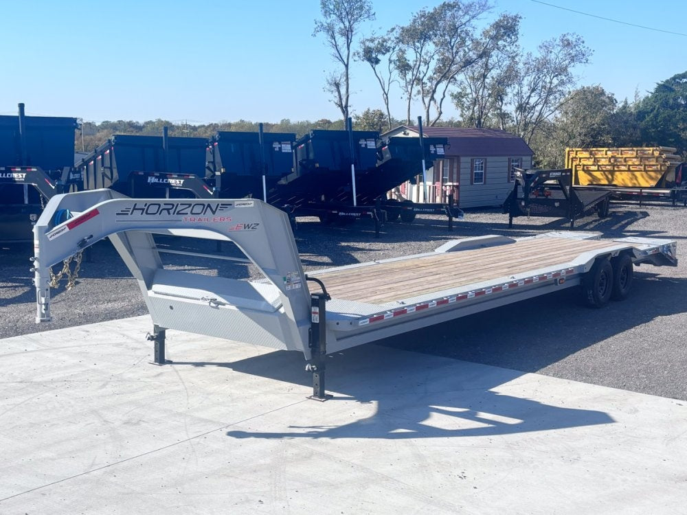 36' EWZ Gooseneck Equipment Hauler 8k Axles - Mega Ramps - Equipment Trailers - Stryker Dealership Group