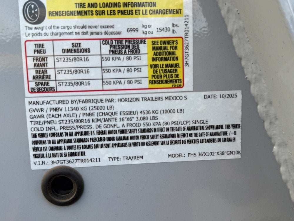 36' FHS Gooseneck Deckover Tilt Trailer - 10k Axles - Hydraulic Jacks - Deckover Tilt/Tilt Trailers - Stryker Dealership Group