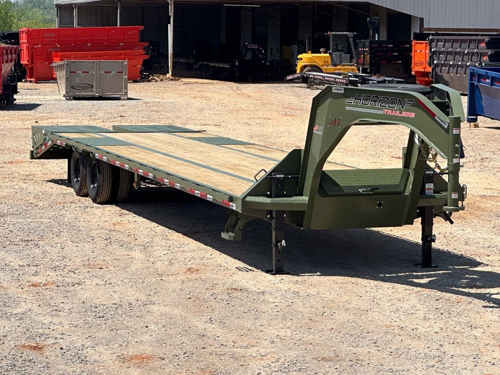 36' FHZ Gooseneck Deckover (2) 12K Axles Mega Ramps 25.9 GVWR - Deckover Trailers - Stryker Dealership Group
