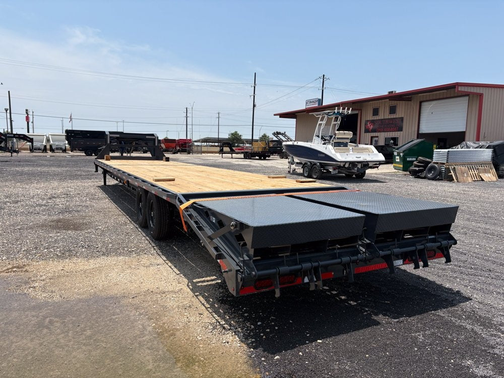 36' FS Gooseneck Mega Ramps 7k Axles 14 Ply Tires - Hotshot Non-CDL/DO 7K MR - Stryker Dealership Group