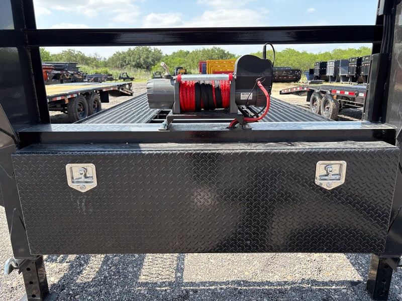 Front-Mounted Locking Toolbox
