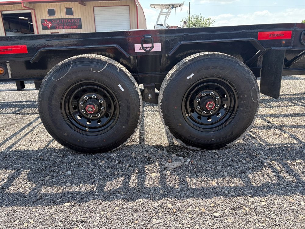 36' Gooseneck Mesh Deck (2) 8k Axles - 12k GVWR Derated- 14 Ply Tires w/Spare - 10' Aluminum Ramps - - Two Car Hauler/Multi Car Haulers - Stryker Dealership Group