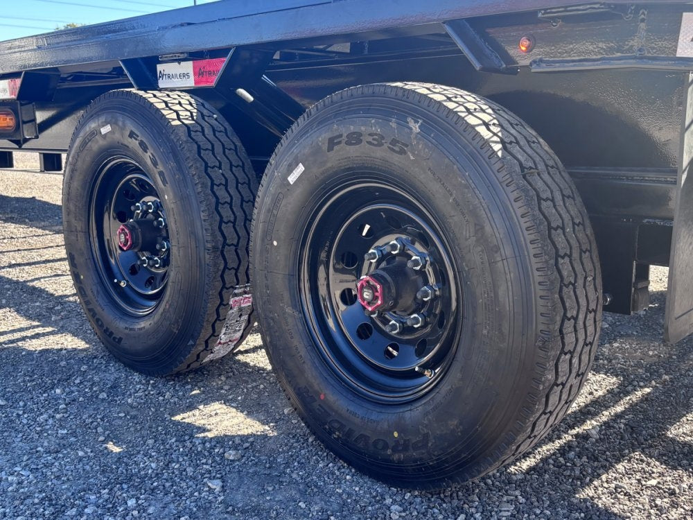 36' Gooseneck Mesh Deck (2) 8k Axles - 12k GVWR Derated- 14 Ply Tires w/Spare - 10' Aluminum Ramps - - Two Car Hauler/Multi Car Haulers - Stryker Dealership Group