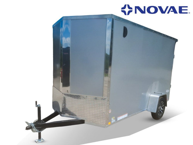6 x 12 DX 3K Flat Top V Nose Enclosed (1) - 3500 lb Axle 155321