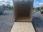 6 x 12 DX 3K Flat Top V Nose Enclosed (1) - 3500 lb Axle 155321