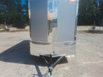6 x 12 DX 3K Flat Top V Nose Enclosed (1) - 3500 lb Axle 155321
