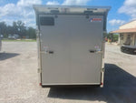 6 x 12 DX 3K Flat Top V Nose Enclosed (1) - 3500 lb Axle 155321