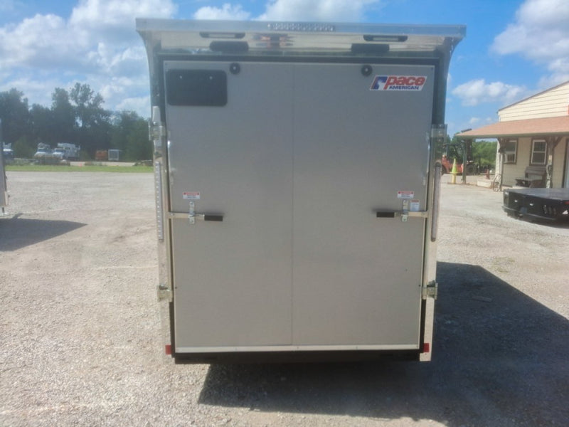 6 x 12 DX 3K Flat Top V Nose Enclosed (1) - 3500 lb Axle 155321