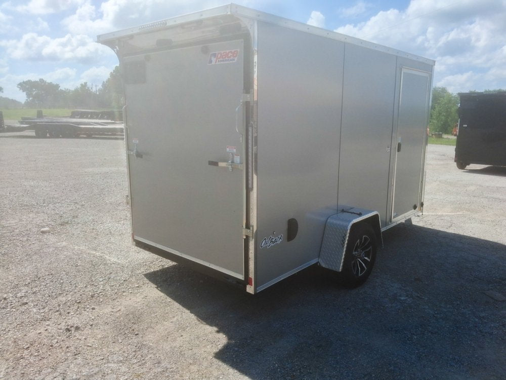6 x 12 DX 3K Flat Top V Nose Enclosed (1) - 3500 lb Axle 155321