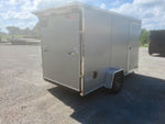 6 x 12 DX 3K Flat Top V Nose Enclosed (1) - 3500 lb Axle 155321