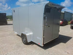 6 x 12 DX 3K Flat Top V Nose Enclosed (1) - 3500 lb Axle 155321