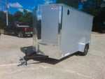 6 x 12 DX 3K Flat Top V Nose Enclosed (1) - 3500 lb Axle 155321