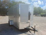 6 x 12 DX 3K Flat Top V Nose Enclosed (1) - 3500 lb Axle 155321