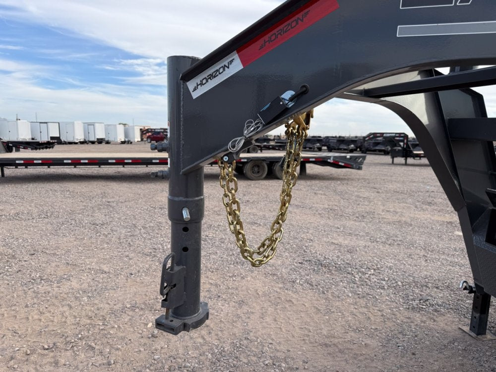 38' EWZ Gooseneck Equipment Hauler 8k Axles - Mega Ramps - Equipment Trailers - Stryker Dealership Group