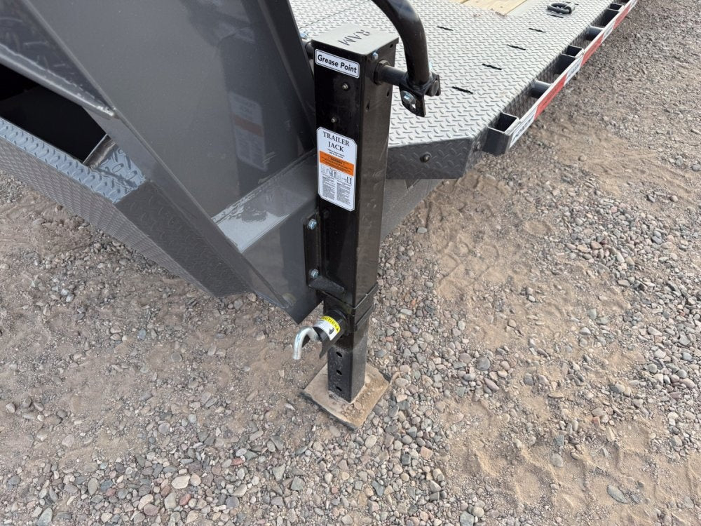 38' EWZ Gooseneck Equipment Hauler 8k Axles - Mega Ramps - Equipment Trailers - Stryker Dealership Group