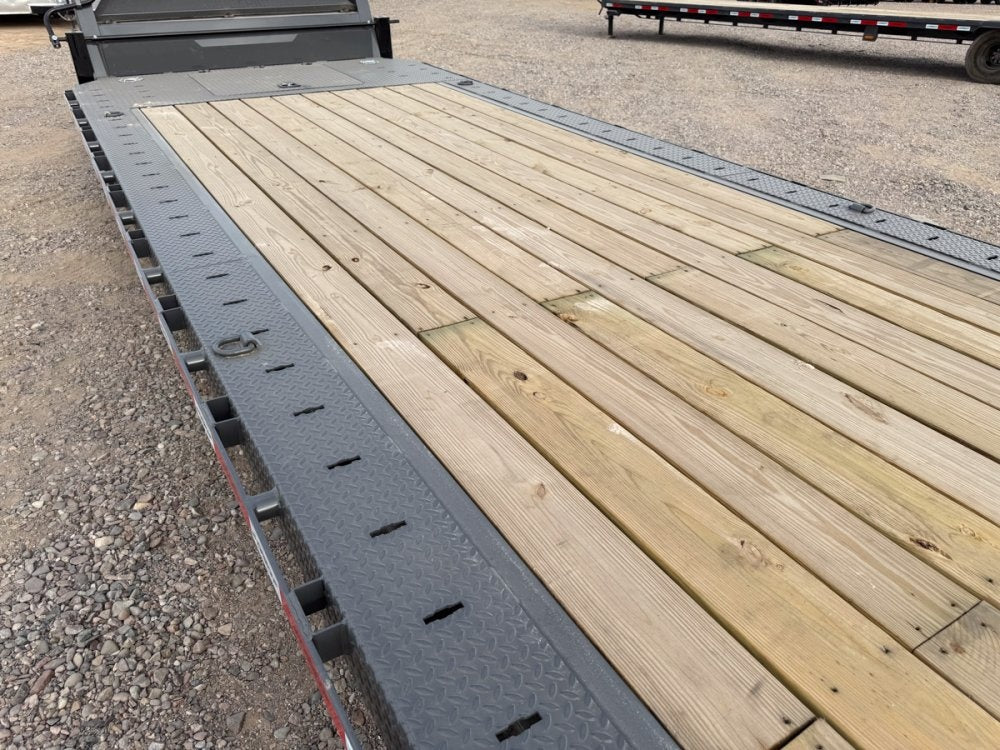 38' EWZ Gooseneck Equipment Hauler 8k Axles - Mega Ramps - Equipment Trailers - Stryker Dealership Group