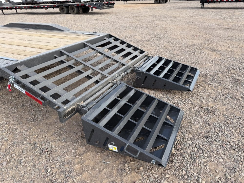 38' EWZ Gooseneck Equipment Hauler 8k Axles - Mega Ramps - Equipment Trailers - Stryker Dealership Group