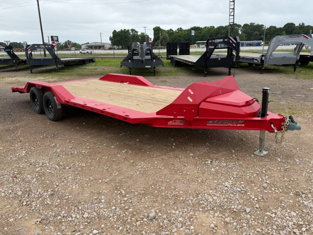 20' Horizon CEZ Bumper Pull Single Car Trailer - (2) 3.5K Axles 016092