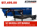 Stryker 14' GN Roll off Bundle (2) 7k Axles + 1 Bins w/ 4' Walls 0038AZ