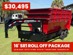 Stryker 16' GN Roll off Bundle (2) 8k Axles + 3 Bins w/ 4' Walls 00288A