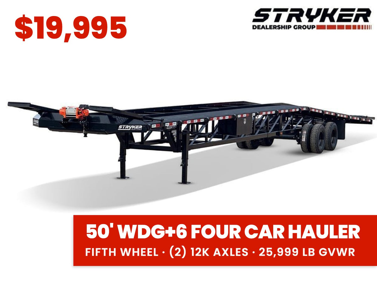 50' Stryker Fifth Wheel Low Profile Wedge (2) 12k Elec/Hyd Axles 004595