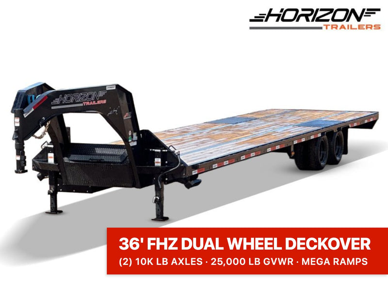 36' Horizon FHZ Gooseneck - Red Overlay