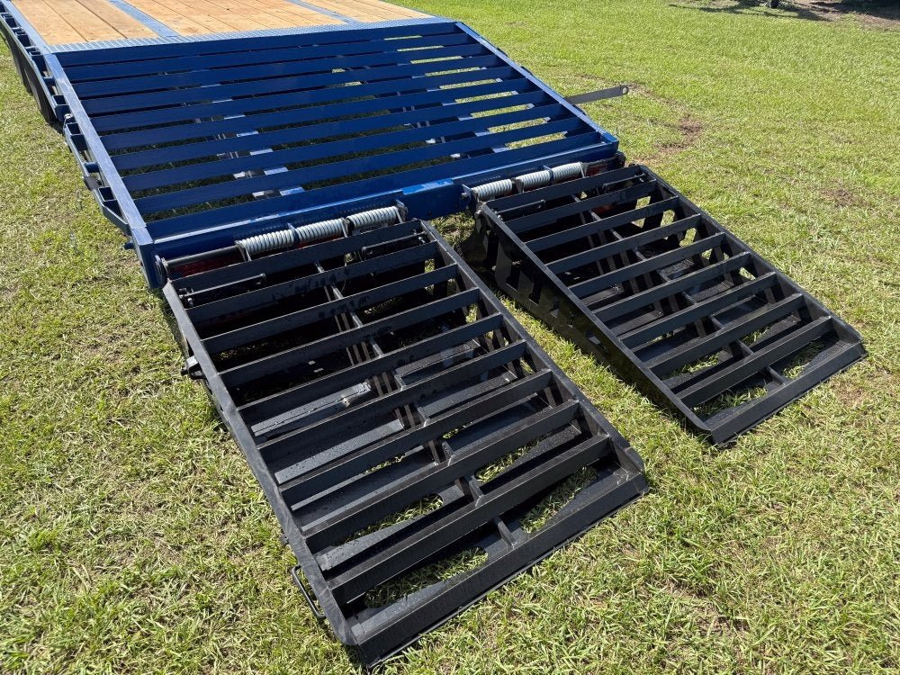 40' DKO Gooseneck Deckover 35' + 5' Mega Ramps (2) 10K Axles Dual Wheel 011074 - Stryker Dealership Group