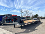40' DKO Gooseneck Deckover 35' + 5' Mega Ramps (2) 12K Axles 011385 - Stryker Dealership Group