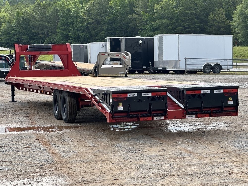 40' DKO Gooseneck Deckover 35' + 5' Mega Ramps (2) 7K Axles 010746 - Stryker Dealership Group