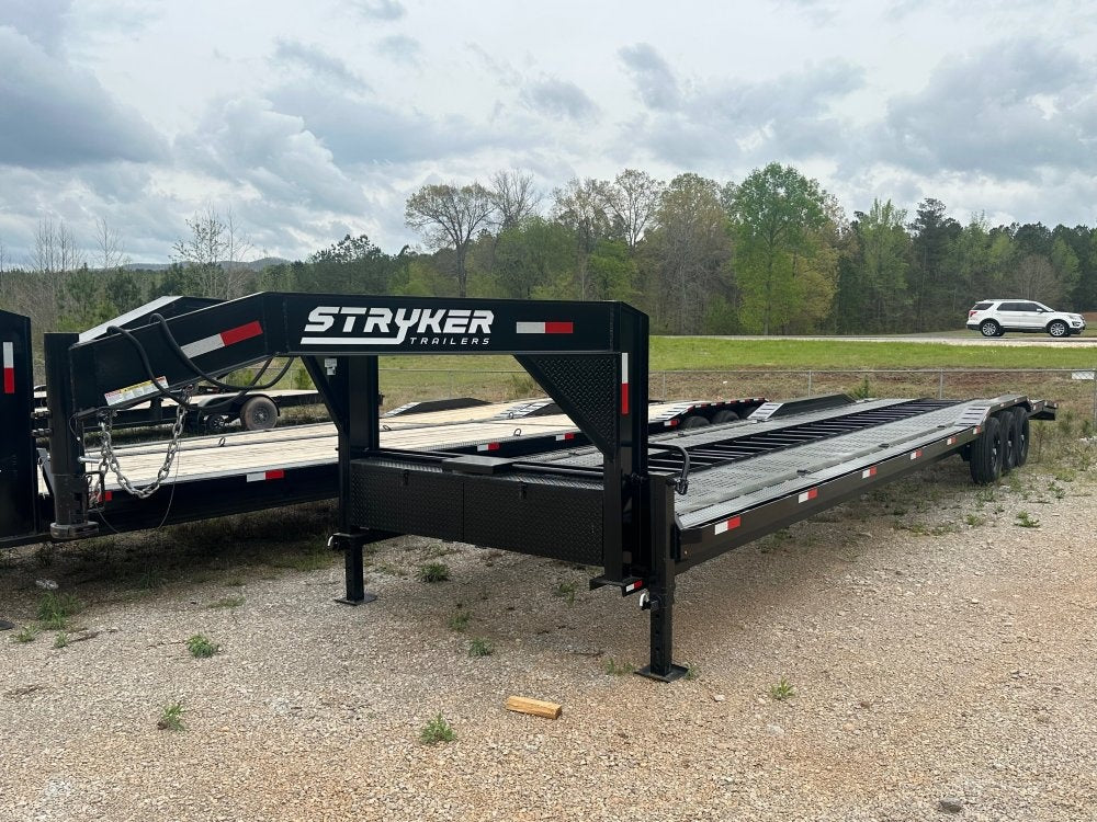 40' Equipment Trailer Gooseneck 21k Drive Over Fenders 14868 - Stryker Dealership Group