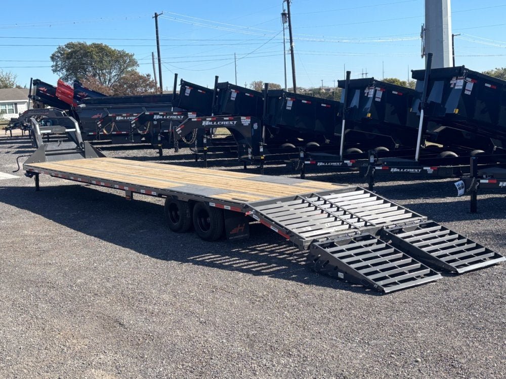 40' FHZ Gooseneck Deckover (2) 10K Axles Mega Ramps 12442 - Stryker Dealership Group