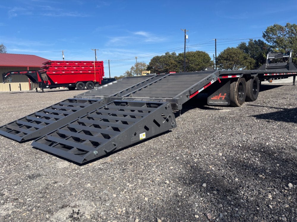 40' FHZ Gooseneck Deckover (2) 10K Axles Mega Ramps 12442 - Stryker Dealership Group