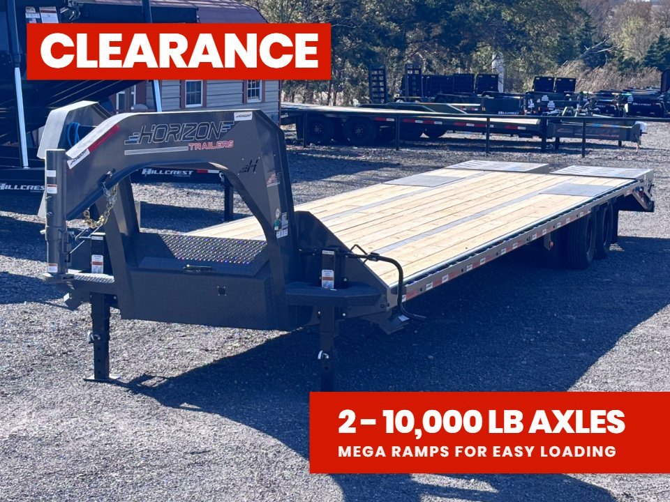40' FHZ Gooseneck Deckover (2) 10K Axles Mega Ramps 12442 - Stryker Dealership Group
