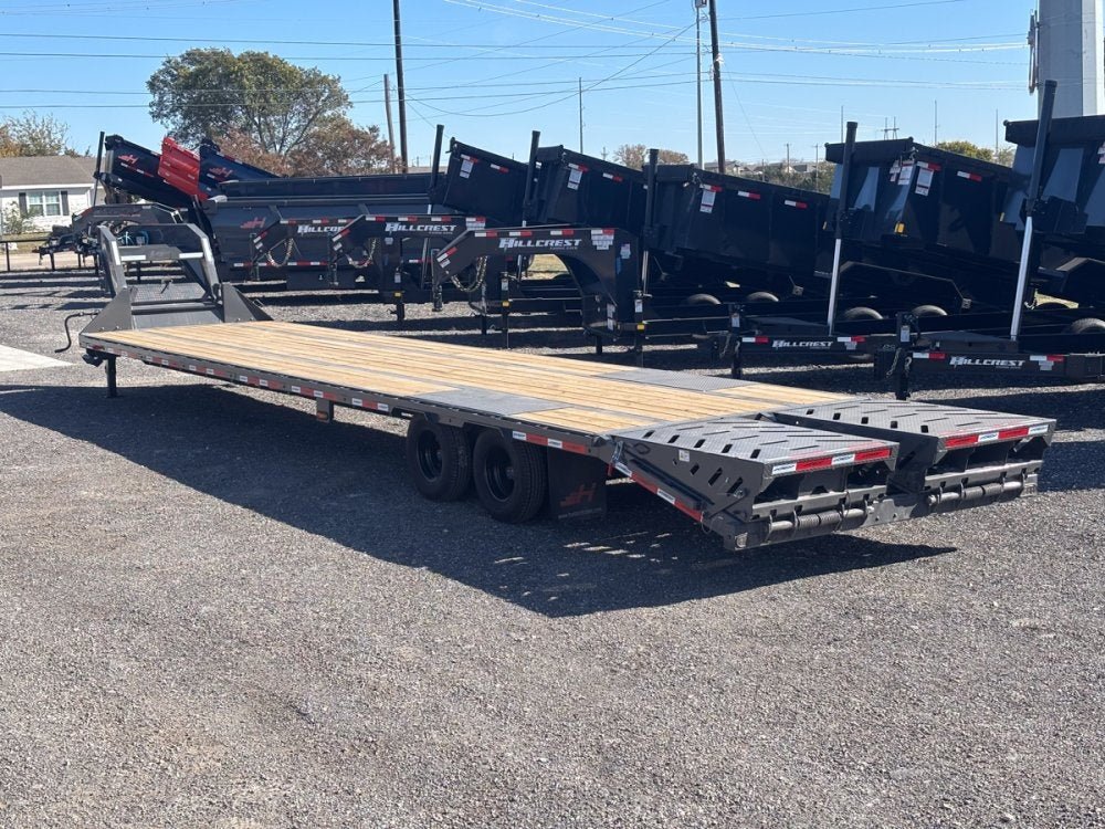 40' FHZ Gooseneck Deckover (2) 10K Axles Mega Ramps 12442 - Stryker Dealership Group