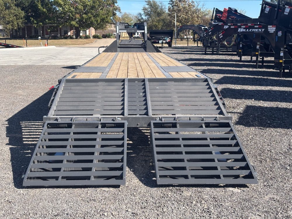 40' FHZ Gooseneck Deckover (2) 10K Axles Mega Ramps 12442 - Stryker Dealership Group